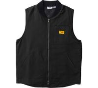Service Works - Veste sans manches en toile de coton biologique - Canvas Work Vest Black en Coton - Taille M - Noir Noir M