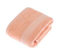 HOMESCAPES Serviette de Toilette en 100% Coton Turc - Ultra Doux et Absorbant - 500 g/m² - Pêche - 50 x 90 cm