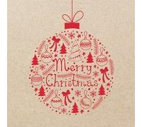 Serviette à motif de Noël 'Christmas Ball'