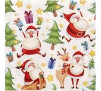Serviette à motif de Noël 'Christmas Party'