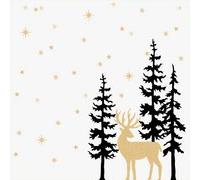 Serviette à motif de Noël 'Christmas Village'