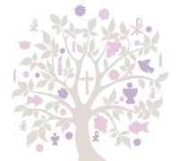 Serviette Ambiente Communion/Confirmation Communion ICÔNE Motif 2016 taupe 20 Serviettes par Paquet