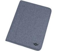 Serviette classeur 'DENIM', A4, en polyester, bleu mêlé