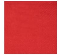 Serviette Cocktail rouge 21 x 20 cm (x20) REF/7641