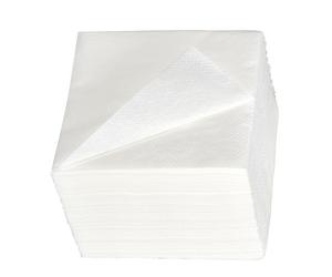 Serviette Cocktail Tork ouate blanche 2 plis 24 x 24 cm - Paquet de 200