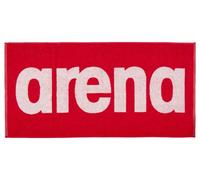 Serviette de bain arena 100 x 50 cm rouge blanc
