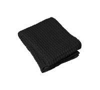 Serviette de bain CARO 50 x 100 cm, noir, Blomus
