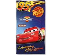 Serviette de Bain - CARS - 70x140 cm - Microfibre - 100% Synthétique - Bleu