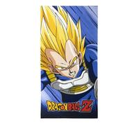 Serviette de bain et de plage - DRAGON BALL Z - Végéta - 70x140 cm - Sèche Rapidement - Design Coloré