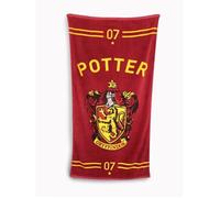 Groovy Uk Harry Potter Quidditch Serviette, 150 cm Longueur x 75 cm Largeur, Noir/Yellow/Bourgogne/l'or