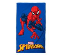 Serviette de bain imprimée 100% Coton - SPIDERMAN SUPER HERO - Bleu marine - 70x120cm