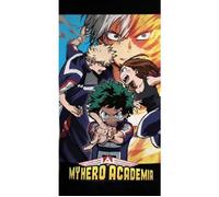 Serviette de bain - My Hero Academia - 70x140cm - Sèche rapidement - Noir - Synthétique