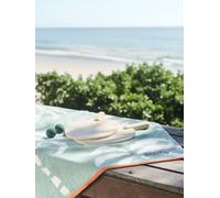 Serviette de bain / plage personnalisable, avec coton recyclé menthe 70X140