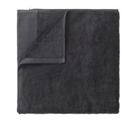 Serviette de bain RIVA 50 x 100 cm, gris foncé, Blomus