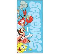 Serviette De Bain SpongeBob En Velours 75 X 150 CM 100% Coton