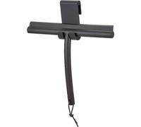 Serviette de douche - silicone - 1 pièce - anthracite - 20 x 25 x 2,5 cm