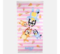 Serviette De Plage Avec Motifs Bluey Rose TU