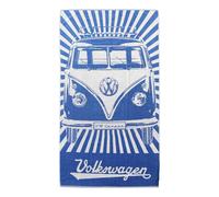 Serviette de plage bleue motif VOLKSWAGEN Combi SPLIT