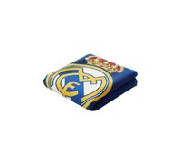 CERDÁ Life's Little Moments Real Madrid Serviette Officielle avec Motif Exclusif, Blason et Couleurs du Club, Idéale pour la Plage, la Piscine, la Salle de Bain ou Le Sport, Accessoire Pratique