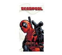 Aymax, Serviette de Plage Deadpool 70x140cm - Impression HD Comic - 100% Polyester - Licence Officielle