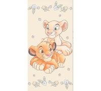 Serviette de plage - DISNEY - Le Roi Lion - 70 x 140 cm - 100% coton - Beige