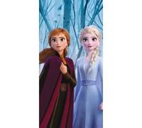 Serviette de plage - DISNEY - Reine des Neiges 2 - 70x140 cm - Coton - Bleu