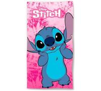Serviette de Plage - Disney - Stitch - Rose - 140x70 cm - 100% Polyester
