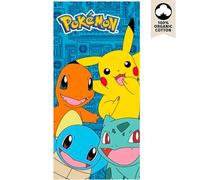 Serviette de plage en coton Educa Borras Pokémon 140x70 cm