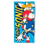 Serviette de plage en coton Sega Sonic The Hedgehog 70x140 cm