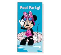 Serviette de plage en microfibre fille Disney Disney Minnie Bleu 70x140 cm