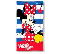 Serviette de plage en microfibre fille Disney Minnie (x) Multicolore 70x140 cm