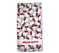 Serviette de plage en microfibre Sanrio Hello Kitty Blanc 70x140 cm