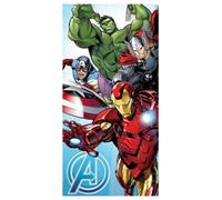 Serviette de Plage Marvel Avengers Bleue