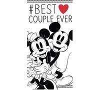 Serviette de plage - MICKEY-MINNIE - Vintage Retro - 70x140 cm - Microfibre - 250 Gsm