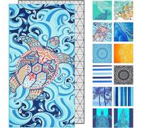 Serviette de Plage Microfibre 180x80 xxl Drap Serviettes Homme Anti Sable | Bain Beach Towel Piscine Femme Cadeau Poncho Fille Essuie Sechage Rapide Sport Vacances Travel Essentials Accessoire