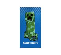 Serviette de plage - Minecraft SSS - 70x140 cm - 100% coton - Couleur verte