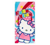 Serviette de plage ou drap de bain Hello Kitty (Serviette Hello Kitty-e)