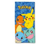 Serviette De Plage Pokémon Pikachu Starter Bleu Bleu 70X140