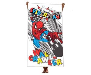 Serviette De Plage Spiderman Homme Araignée Bande Dessinée En Coton 70x140cm