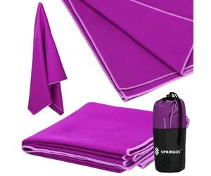 Serviette de plage - SPRINGOS - Microfibre - 75 x 150 cm - Ultra légère - Séchage rapide