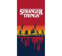 Jerry Fabrics Stranger Things 25TW013 Serviette de Plage 100% Coton, Parfaite pour la Piscine, la Salle de Bain, Le Sport