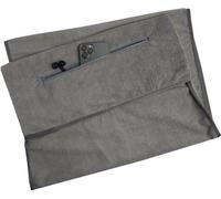 Serviette de sport en microfibre Unyqoos® avec fermeture éclair – séchage rapide, ultra-absorbante, antibactérienne et antidérapante, légère et compacte, idéale pour le fitness et le yoga