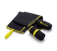 Meteor Serviette microfibre XL 110x175 cm, séchage rapide, ultralégère – Noir