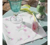 Serviette de table 40x40 Jetable Intissé Françoise PAVIOT Paquet de 20 - Pinson
