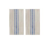 Serviette de table en coton OYOY Living Design (x2) Bleu 70x50x0,5 cm