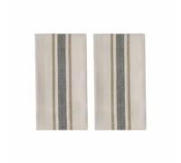 Serviette de table en coton OYOY Living Design (x2) Noir 70x50x0,5 cm