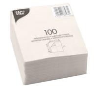 Serviette de table en ouate 30 x 30 cm - Paquet de 100