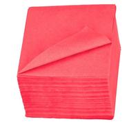 Serviette de table en ouate Tork Lunch 24 x 24 cm rouge - Paquet de 200