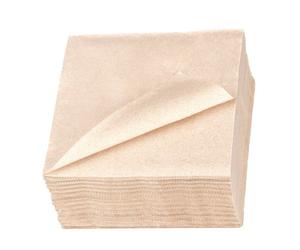 Serviette de table en ouate Tork Lunch 33 x 33 cm, ivoire - Paquet de 200
