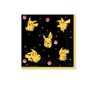 Amscan Pokémon 9917107 Lot de 16 serviettes de table pour fête d'anniversaire d'enfant